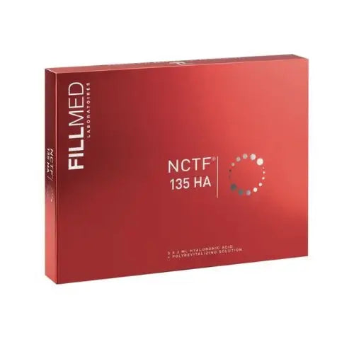 Fillmed NCTF 135HA Dermalfiller mit 5x3ml Hyaluronsäure für Hautregeneration und Revitalisierung, professionelle Mesotherapie.