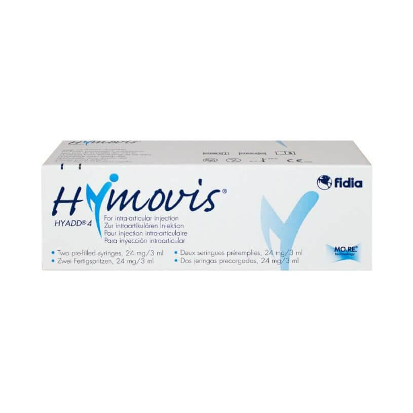 Hymovis 24mg/3ml Gelenkspritzen von Fidia Pharma, zwei Ampullen Hyaluronsäure für degenerative Gelenktherapie
