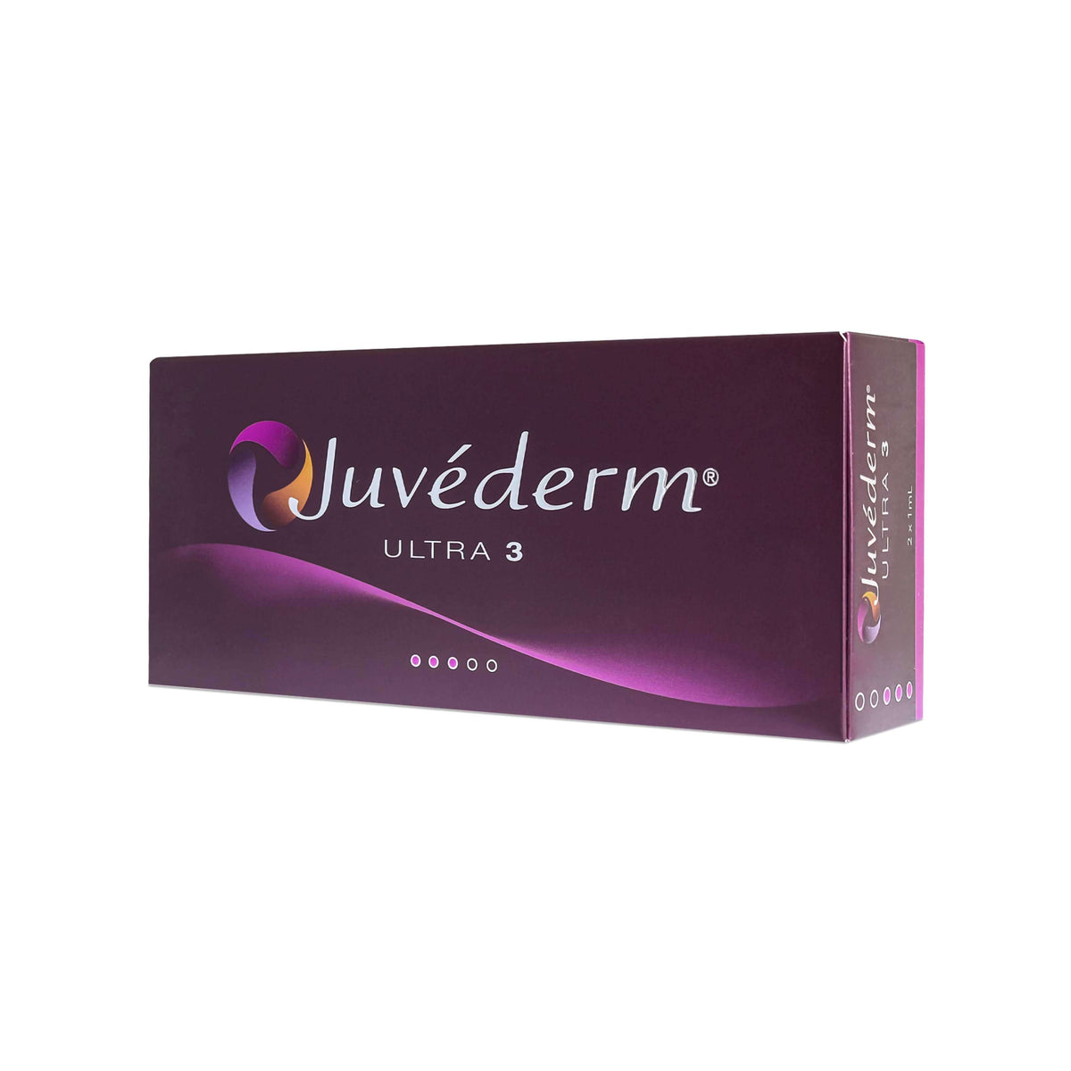 Juvéderm Ultra 3 Dermalfiller von Allergan, 2x1ml Hyaluronsäure mit Lidocain für Lippen und Falten, moderate Faltenbehandlung