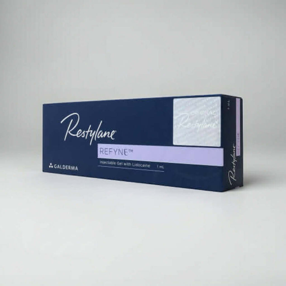 Dermalfiller Restylane Refyne mit Lidocain, 1ml Hyaluronsäure-Injektionsgel von GALDERMA, für natürliche Faltenbehandlung